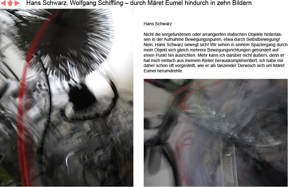 Märet Eumel – Objekte von Wolfgang Schiffling